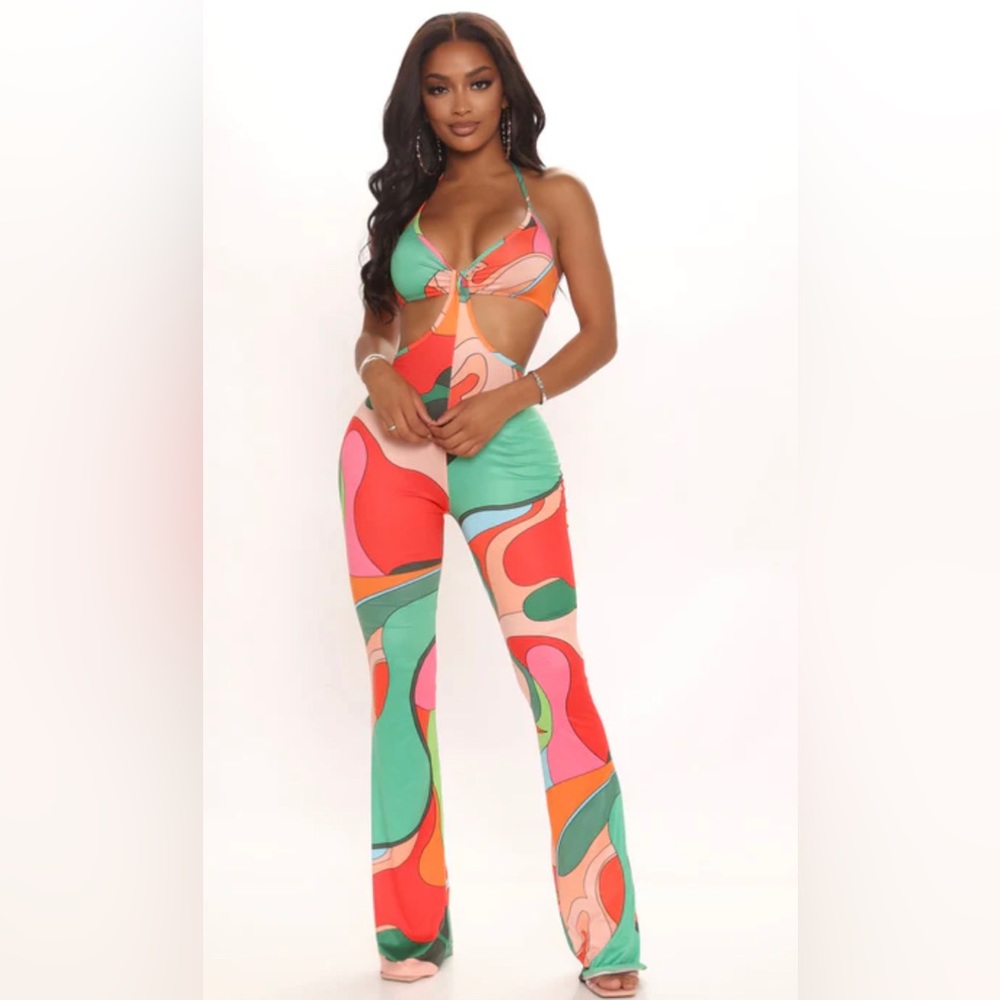 Owning it printed jumpsuit